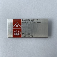 IWF sport congress badge