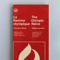 Olympic flame souvenir booklet
