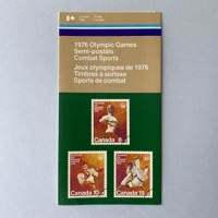 Commemorative stamp bulletin pamphlet - Combat sports