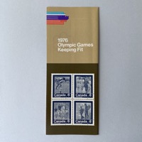 Commemorative stamp bulletin pamphlet - Keeping fit (summer)