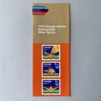 Commemorative stamp bulletin pamphlet - Water sports