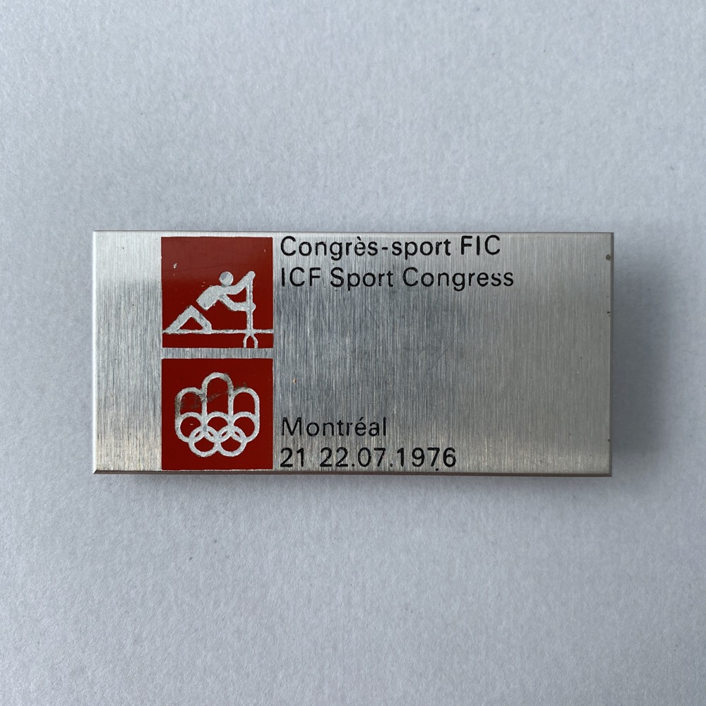 FIC/ICF sport congress badge