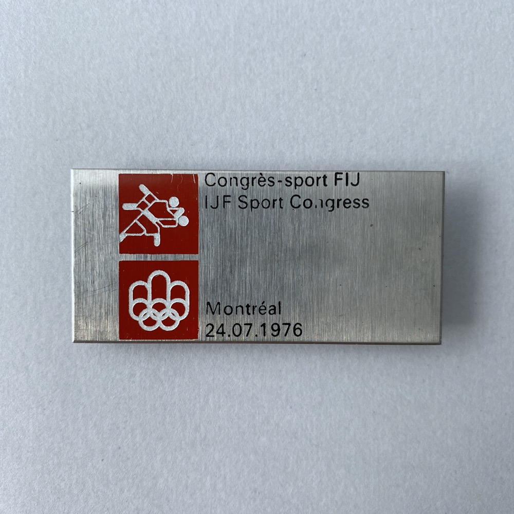 FIJ/IJF sport congress badge