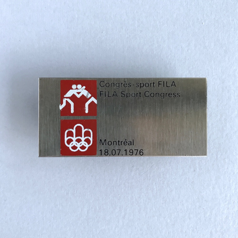 FILA sport congress badge