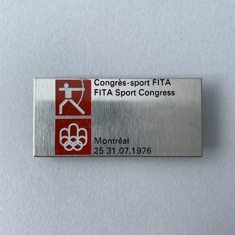 FITA sport congress badge