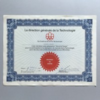 Certificate - Directorate General of Technology