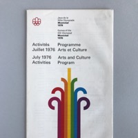 Arts and culture program pamphlet - July 1976
