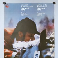 Equestrian sport poster