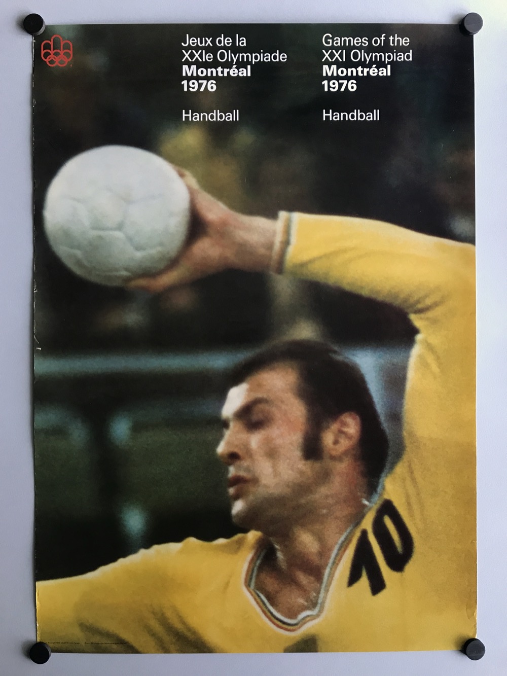 Handball sport poster