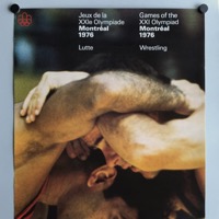 Wrestling sport poster
