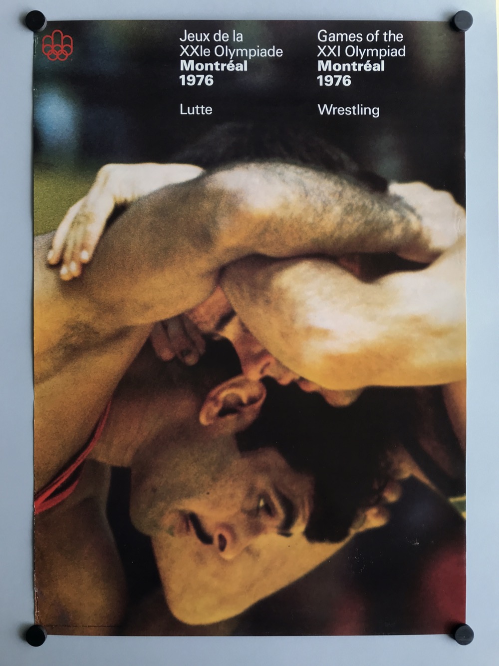 Wrestling sport poster