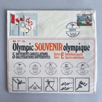 Olympic stamp cancellations souvenir series E - individual sports